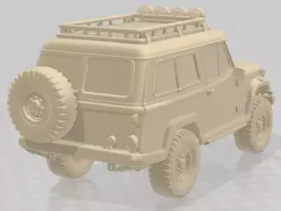 Jeep CJ7 Radical Off Road Printable Car 3D print model