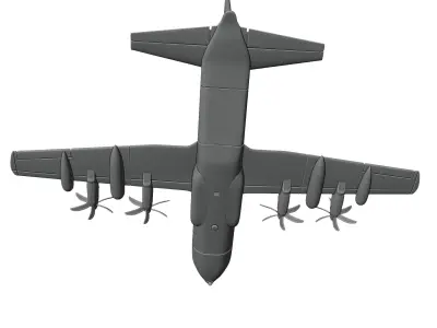 Lockheed MC-130J 3D print model