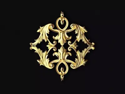 Decor for furniture 3D model 58