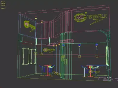 Exhibition - Area -6X3-3DMAX2010-62 3D model
