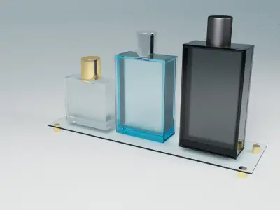 jars bottles2 3D model