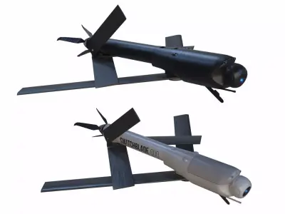 Switchblade 600 and Launcher 3D model