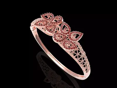 Art Deco Bracelet 10 3D print model