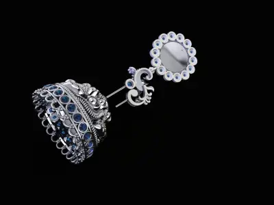jhumka earing  3D print model