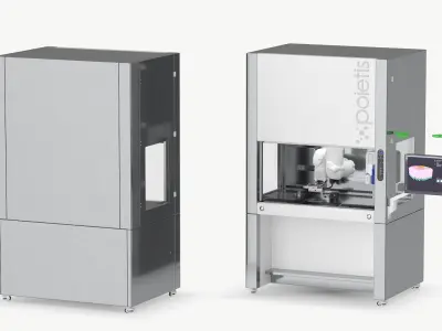  Modern Bioprinter Rigged for Maya 