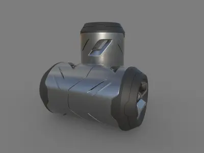 Futuristic Can Concept 3D model