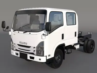 ISUZU N Series NPR 75-190 4 door 3D model