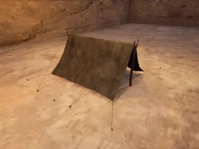 Medieval Tent - Low Poly 3D Model Low-poly 3D model purchase