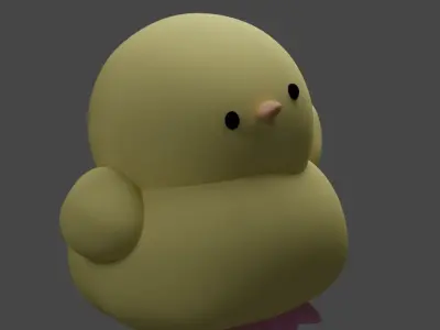 Duck squish Free 3D model