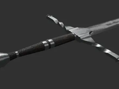 Rune Sword Low-poly 3D model buy