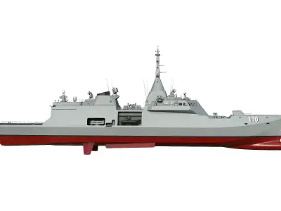 Frigate Class Ship 3D model