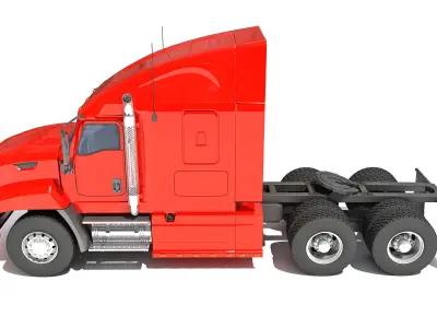American Freightliner Truck 3D model