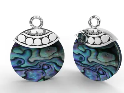 Shell Earing 3D print model