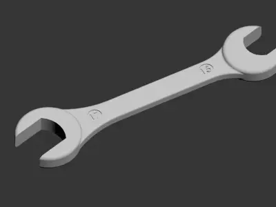 open-end wrench  3D model