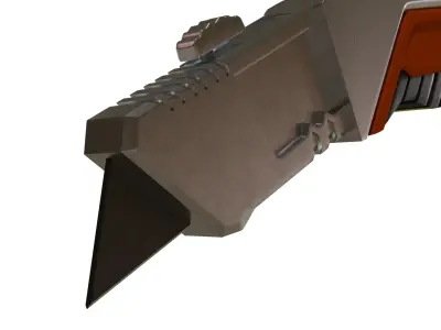 Utility Knife Low-poly 3D model