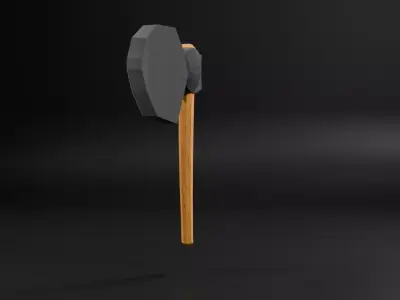Low-poly game-ready weapons  3D Model Pack
