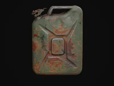 Old Jerry Can Game Ready  Low-poly 3D model