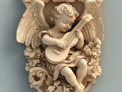 Angel  3D print model