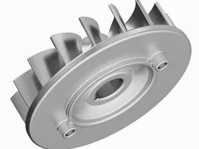 Automotive Engine Flywheel 3D print model
