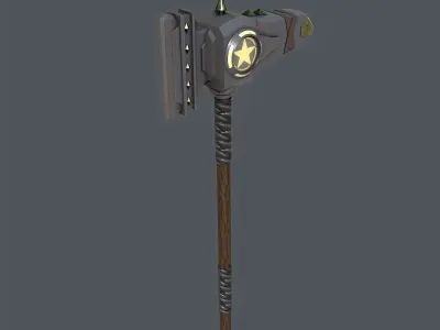 3D Ax axe Free low-poly 3D model