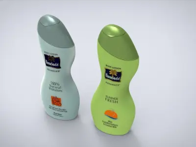 Parachute Advanced bottle Free 3D model