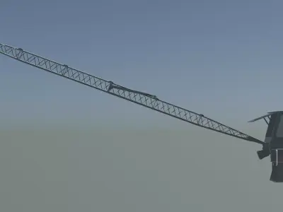 Crane 3D model 5