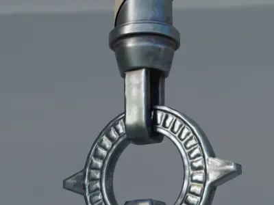 Double Sided Hammer Low-poly 3D model