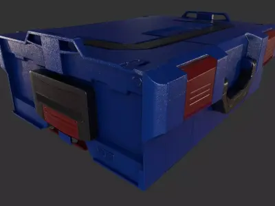ToolBox - Low Poly box Low-poly 3D model