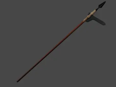 Giao thoi ky Dong Son spear 2 Low-poly 3D model