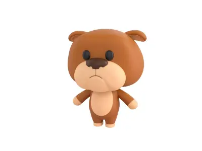 Character037 Bulldog 3D model
