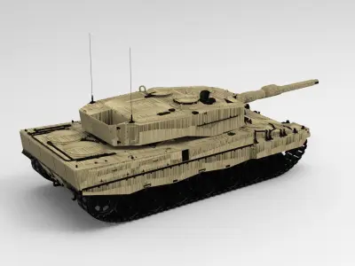 Leopard 2  3D model