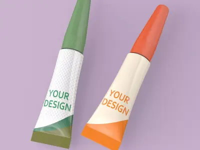 Super Glue Tube  3D model