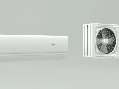 Aircon Split Type A2 3D model