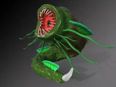 Worm Tooth 3D model