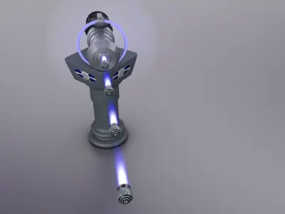 Space Gun 3D model purchase