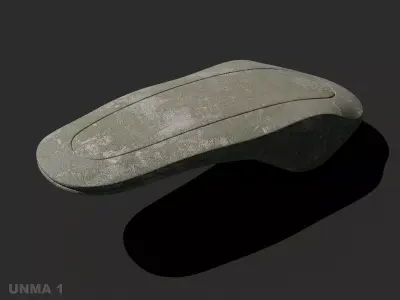 Mysterious UNMA-1 UNMA-2 Hovering Artifacts - Unknown Machine 3D model