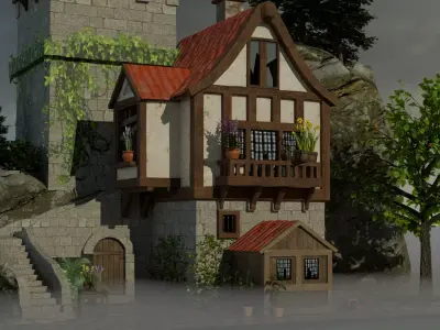 Castle Rock 3D model