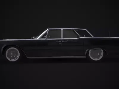 Lincoln Continental 1962 3D model
