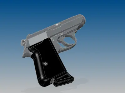 Walther PPK 3D model
