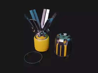 Pineapple Bomb 3D model