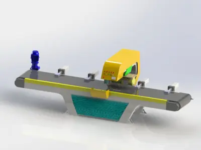 ful atomatic marble cutting machine 3D model