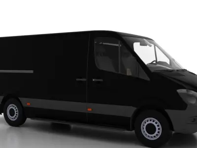 Mercedes Benz Sprinter L2H1 2015 Cargo EU 3D model