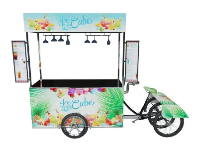 Cargo Bike Ice Cube 3D model