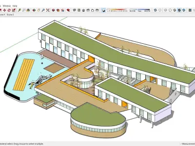 Sketchup Kindergarten 104 3D model