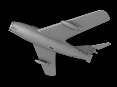 MIG-15 SCALE 1-48 PRINTABLE STL FILES 3D print model
