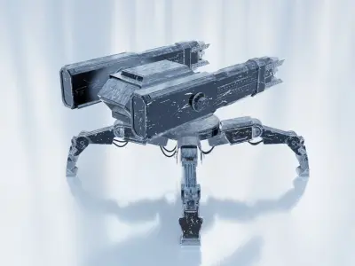 Spider robot 3D model