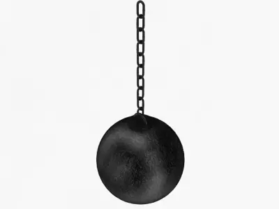 Wrecking Ball Low-poly 3D model