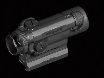 CompM4 Low-poly 3D model