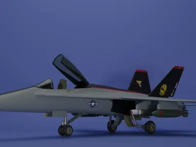 McDonnell Douglas FA-18 Hornet 3D model purchase