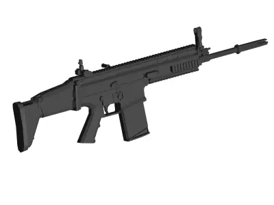 FN SCAR-H 3D model